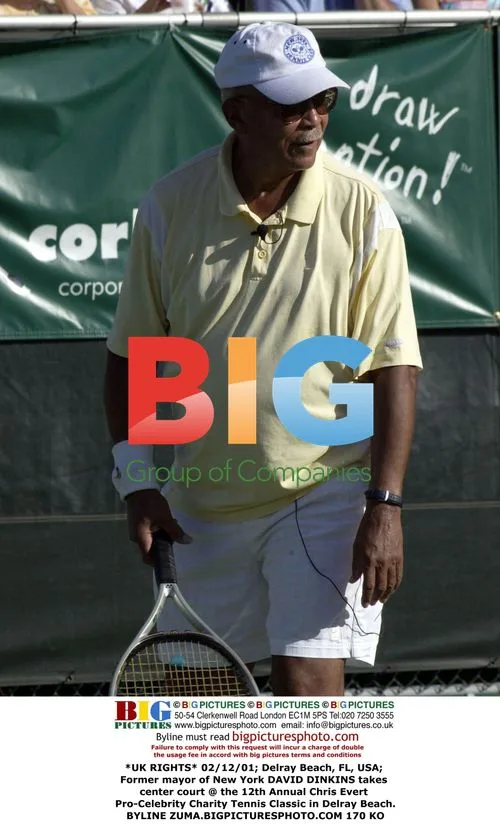 David Dinkins at Chris Evert Tennis Classic