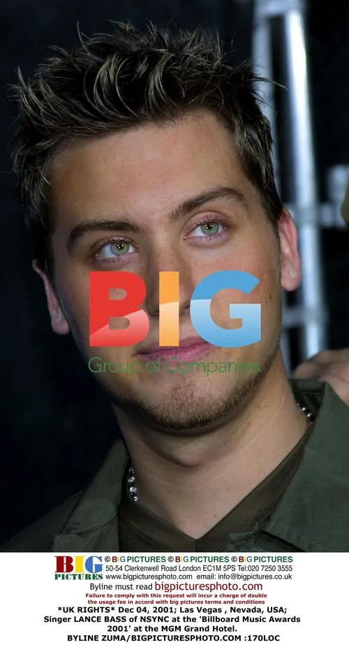 Lance Bass of NSYNC at Billboard Music Awards 2001