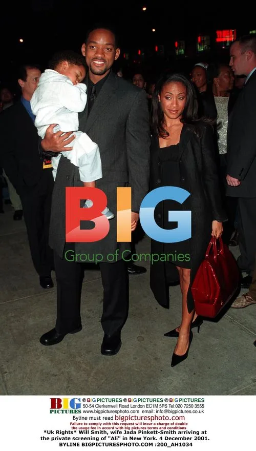 Will Smith and Jada Pinkett-Smith at "Ali" screening