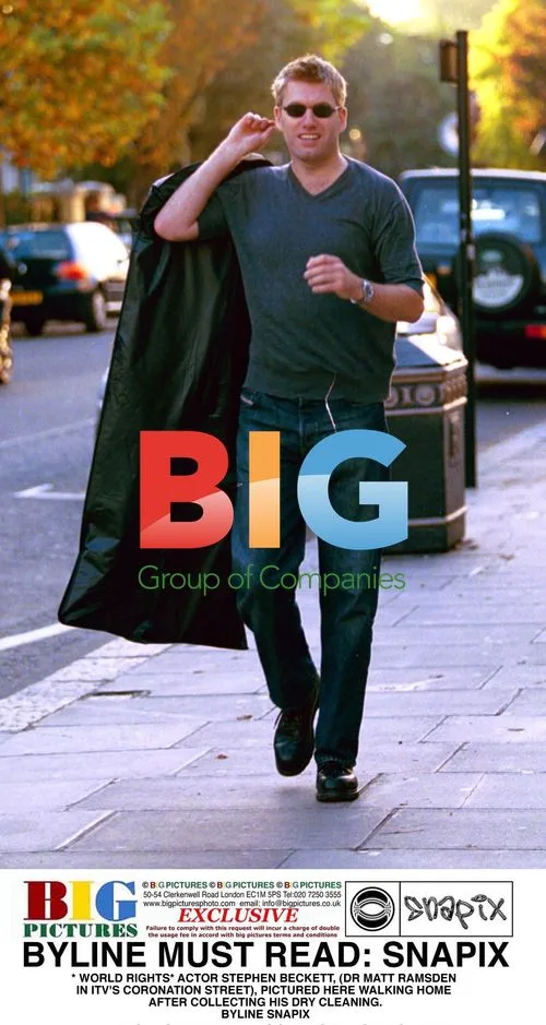 Stephan Beckett Walking After Dry Cleaning