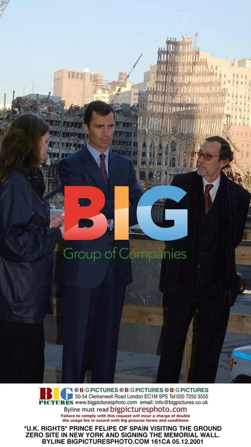 Prince Felipe of Spain visits 9/11 memorial