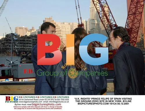 Prince Felipe Visits Ground Zero