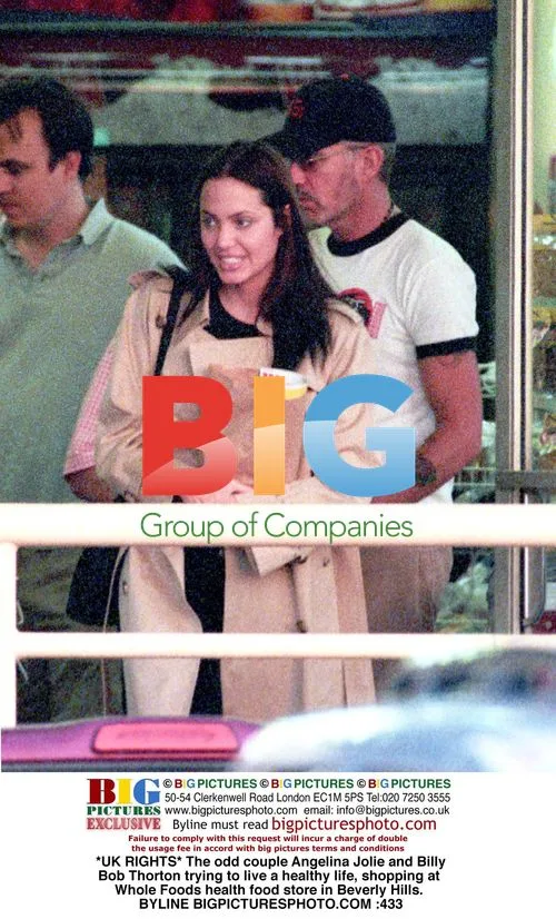 Angelina Jolie and Billy Bob Thorton at Whole Foods