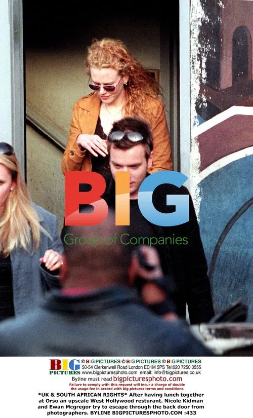 Nicole Kidman and Ewan Mcgregor leave restaurant