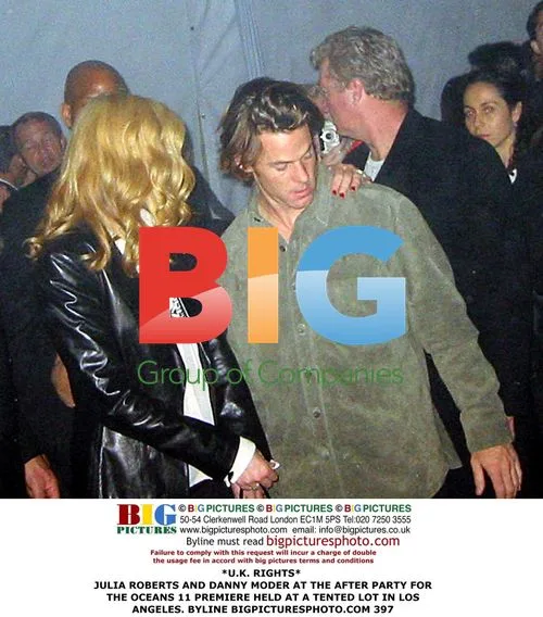 Julia Roberts and Danny Moder at Oceans 11 Premiere Party
