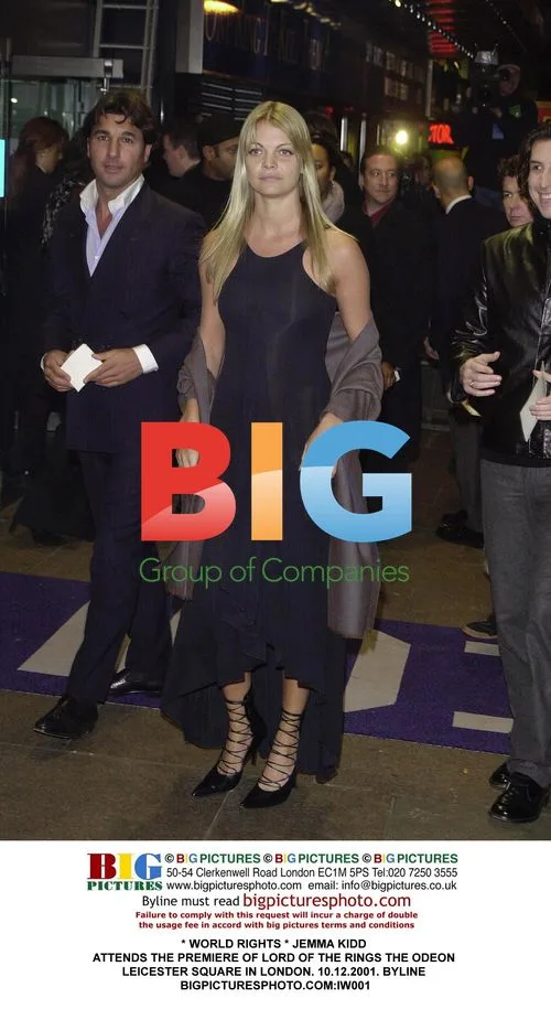 Jemma Kidd attends Lord of the Rings premiere