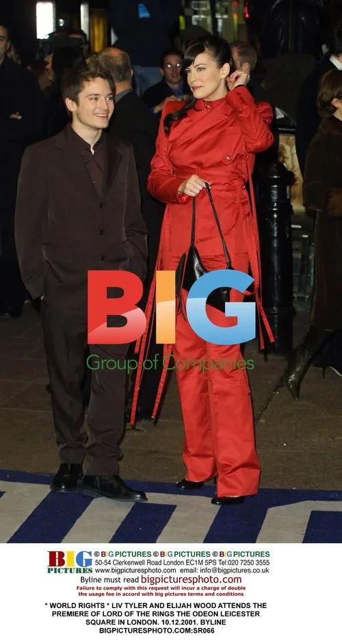 Liv Tyler and Elijah Wood at Lord of the Rings Premiere