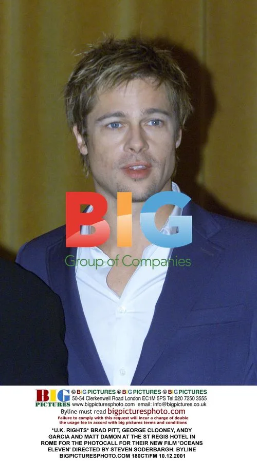 Pitt, Clooney, Garcia, Damon at Oceans Eleven Photocall