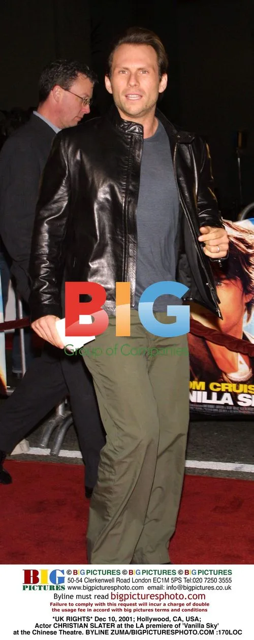 Christian Slater at 'Vanilla Sky' premiere