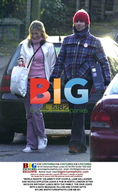 Liam Gallagher and Nicole Appleton Leave Birthday Lunch