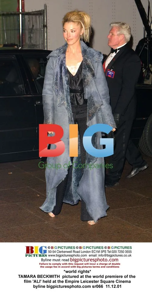 TAMARA BECKWITH at 'ALI' world premiere
