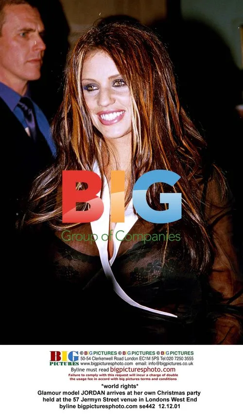 Jordan Arrives at Christmas Party in London