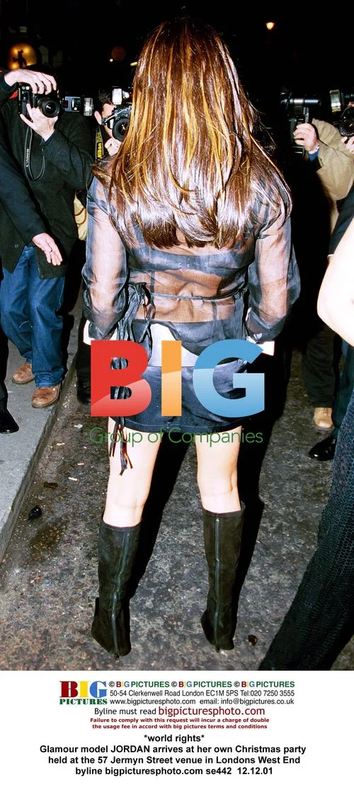 Jordan attends Christmas party in London