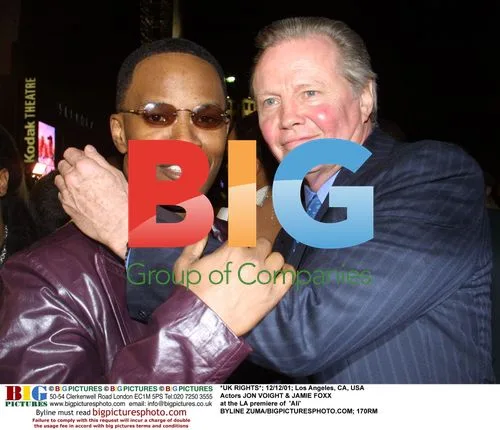 Jon Voight & Jamie Foxx at 'Ali' LA Premiere