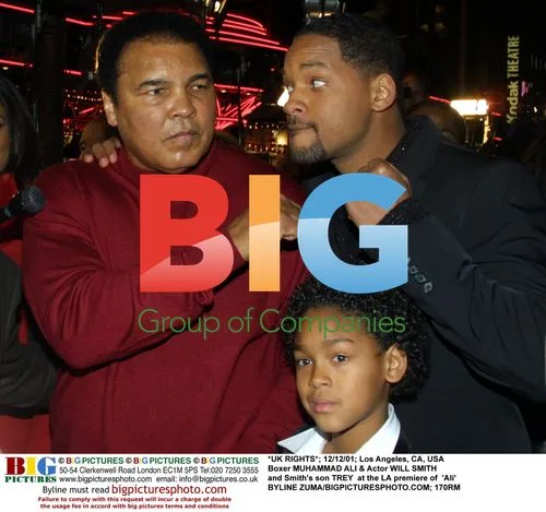Muhammad Ali & Will Smith at 'Ali' LA Premiere