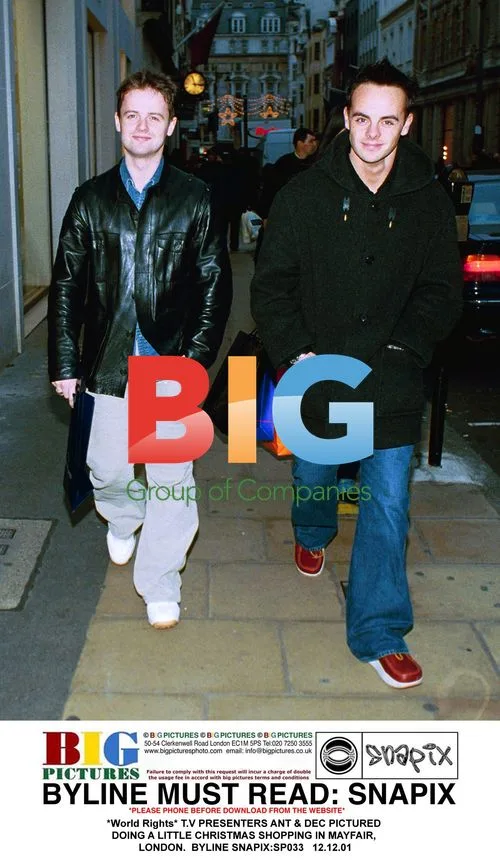 Ant & Dec Christmas Shopping in Mayfair