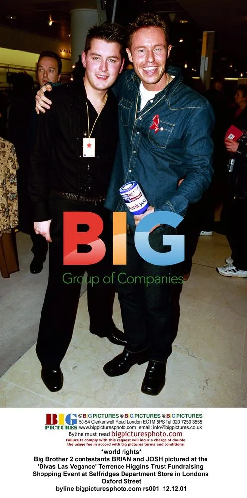 Big Brother 2 Contestants BRIAN and JOSH at Terrence Higgins Trust Event