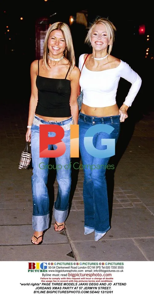 PAGE THREE MODELS ATTEND JORDAN'S XMAS PARTY
