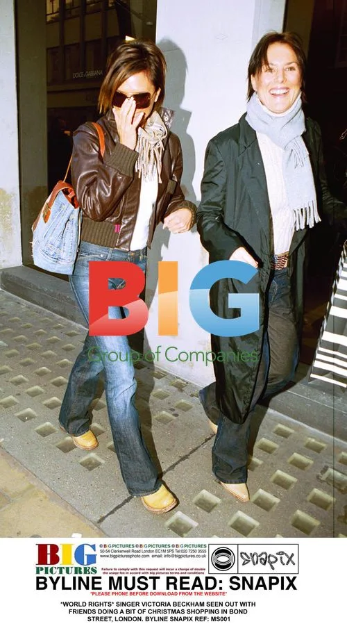 Victoria Beckham Christmas Shopping in London