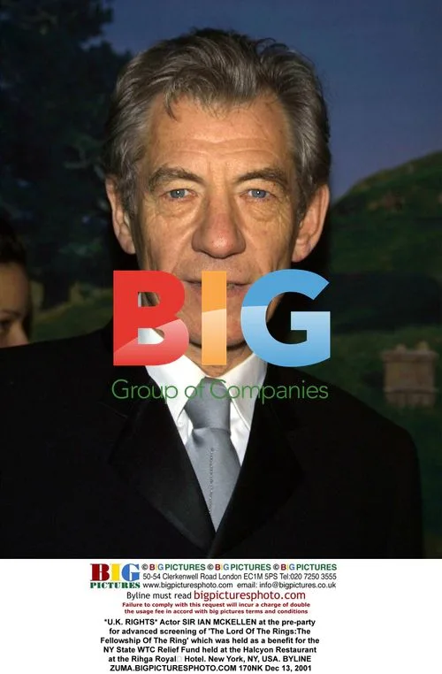 SIR IAN MCKELLEN at 'The Lord Of The Rings' pre-party