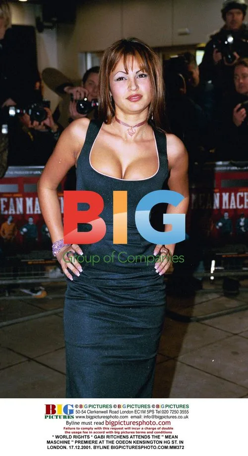 Gabi Ritchens attends "Mean Maschine" premiere in London