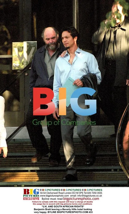 Benjamin Bratt Leaving Beverly Hills Hotel