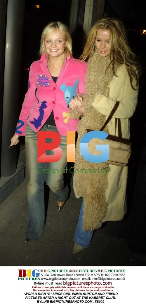 Spice Girl Emma Bunton After Night Out