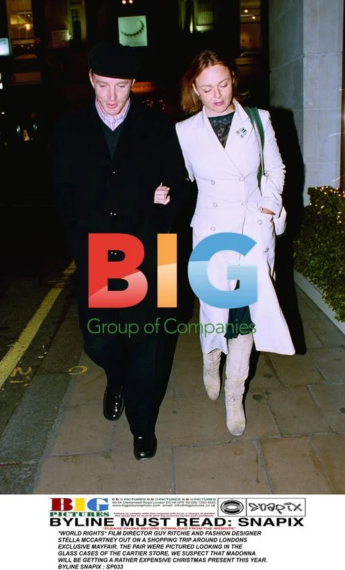 Guy Ritchie and Stella McCartney Shopping in Mayfair