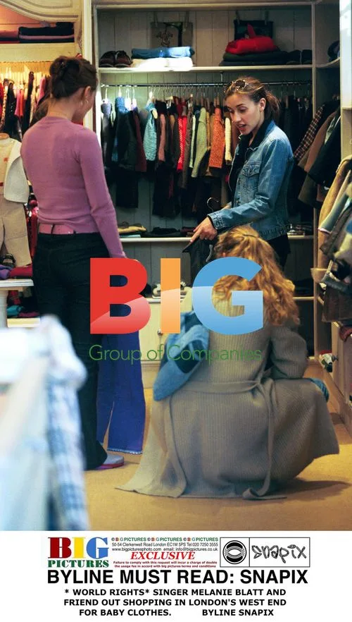 Melanie Blatt Shopping for Baby Clothes in London