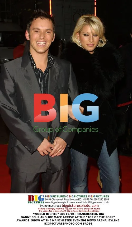 DANNI BEHR AND JOE MACE at Top of the Pops Awards
