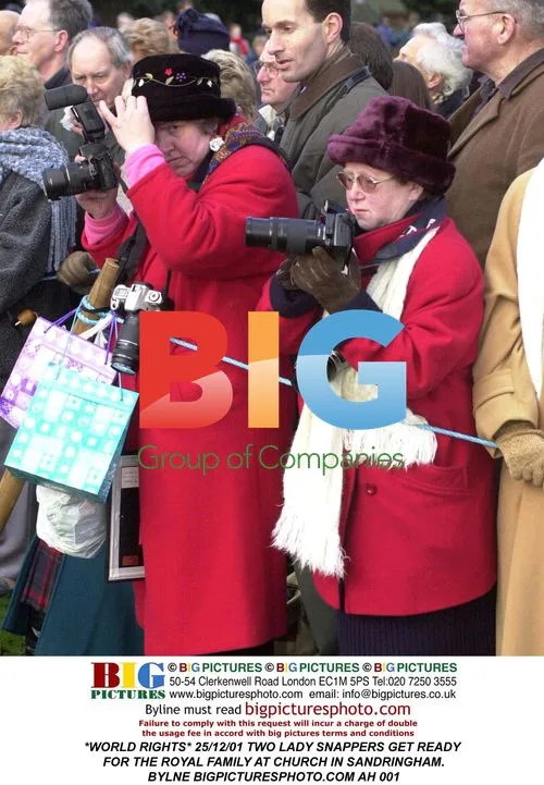 TWO LADY SNAPPERS AT SANDRINGHAM