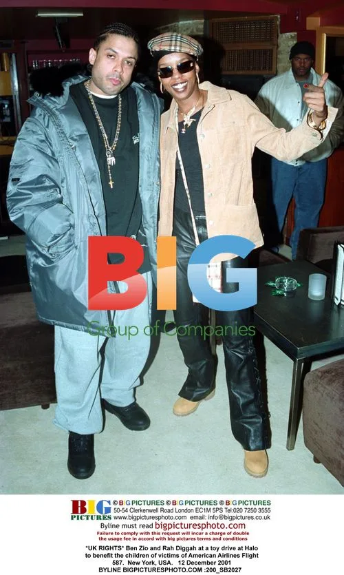 Ben Zio and Rah Diggah at toy drive