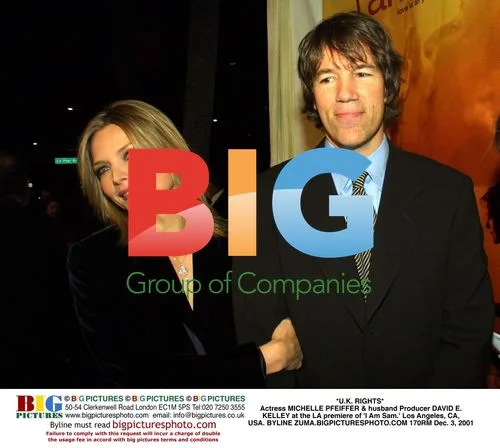 Michelle Pfeiffer & David E. Kelley at 'I Am Sam' LA Premiere