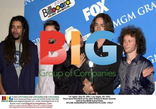 INCUBUS at 2001 Billboard Music Awards