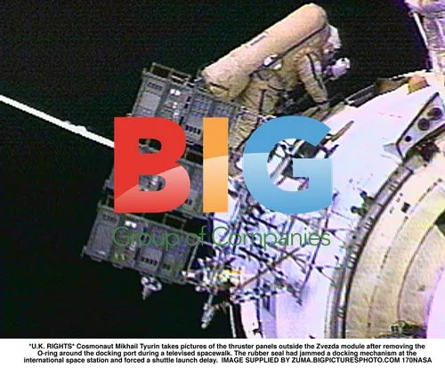 Cosmonaut Mikhail Tyurin spacewalk