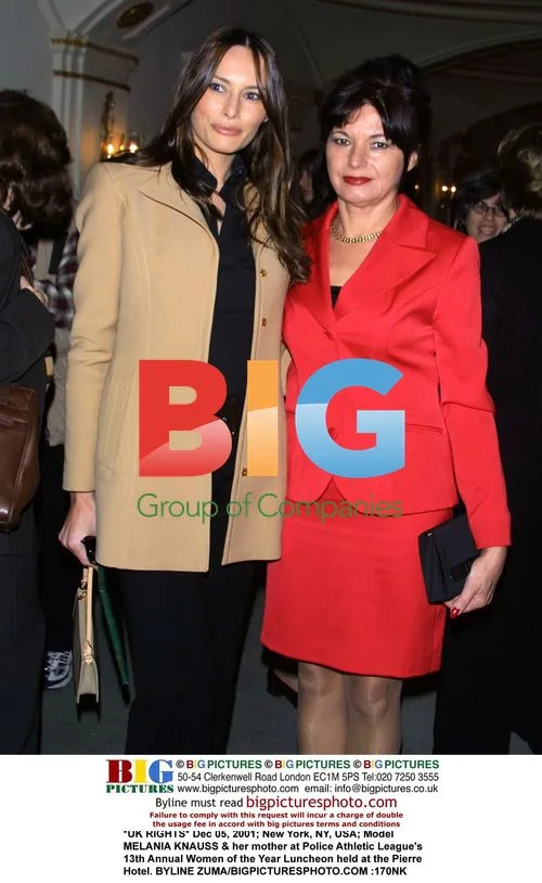 Melania Knauss and her mother at Women of the Year Luncheon