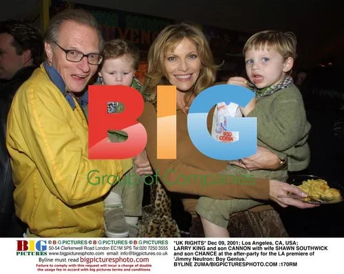 Larry King at 'Jimmy Neutron' Premiere