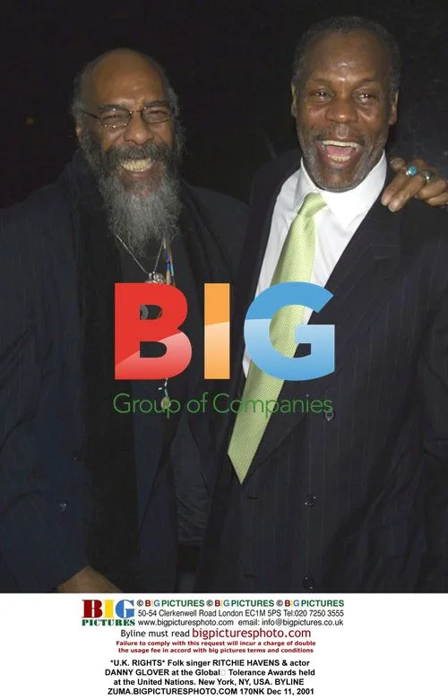 Ritchie Havens and Danny Glover at Global Tolerance Awards
