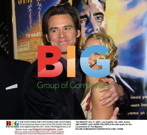 Jim Carrey and Laurie Holden at 'The Majestic' premiere