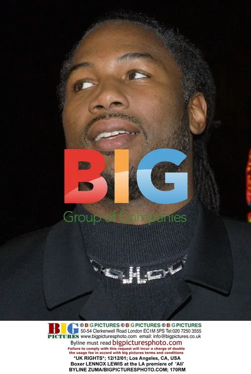 Lennox Lewis at LA premiere of 'Ali'