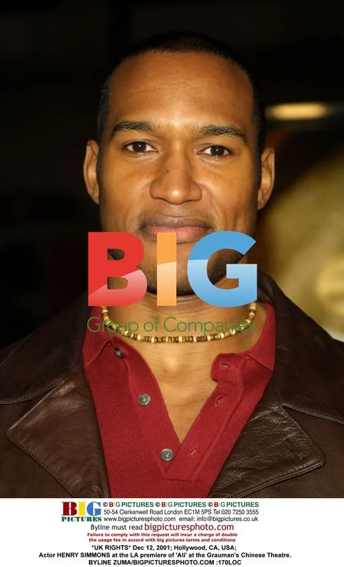 HENRY SIMMONS at 'Ali' LA premiere