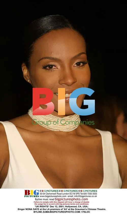 Singer NONA GAYE at LA premiere of 'Ali'
