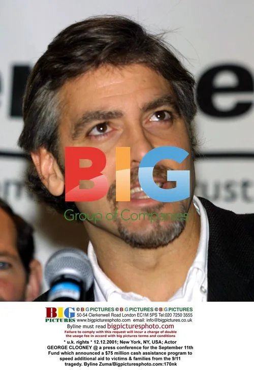 GEORGE CLOONEY at 9/11 Fund press conference
