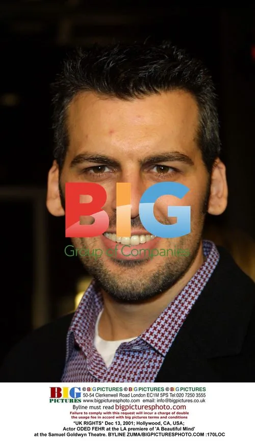 Actor ODED FEHR at 'A Beautiful Mind' LA premiere