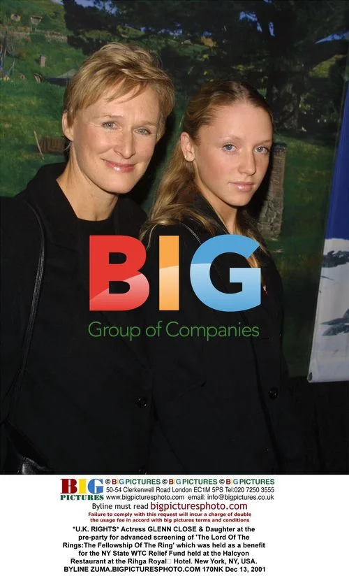 Glenn Close & Daughter at LOTR Pre-Party