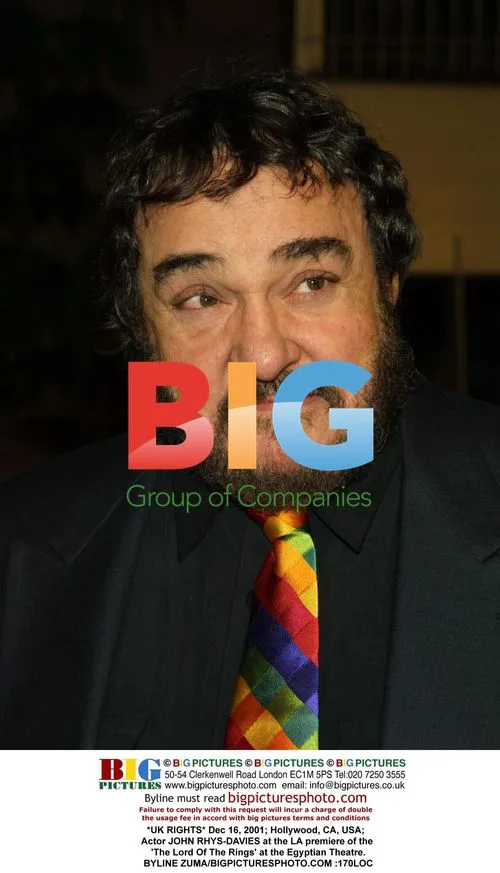 JOHN RHYS-DAVIES at 'The Lord Of The Rings' LA premiere