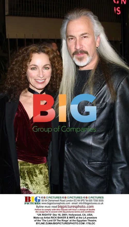 RICK BAKER & WIFE at 'The Lord Of The Rings' LA premiere