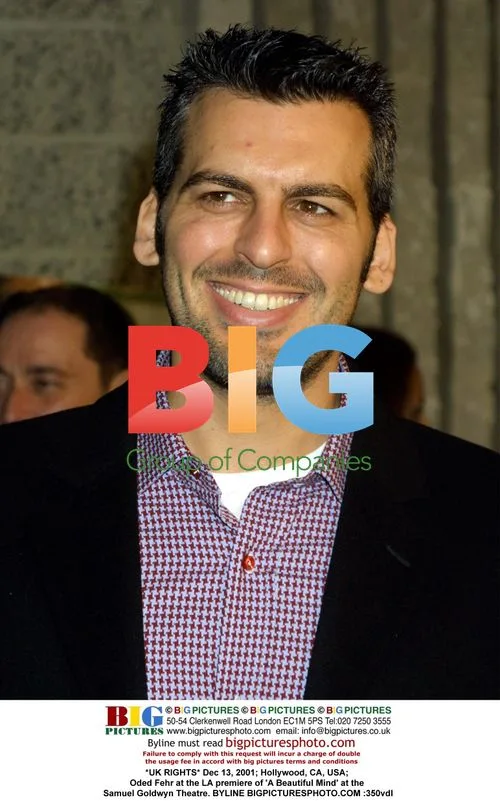 Oded Fehr at 'A Beautiful Mind' premiere