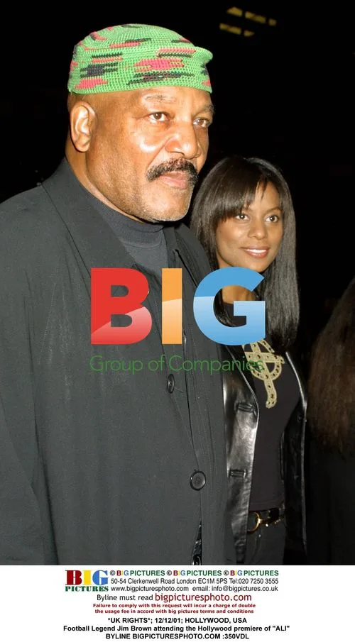 Jim Brown Attends ALI Premiere