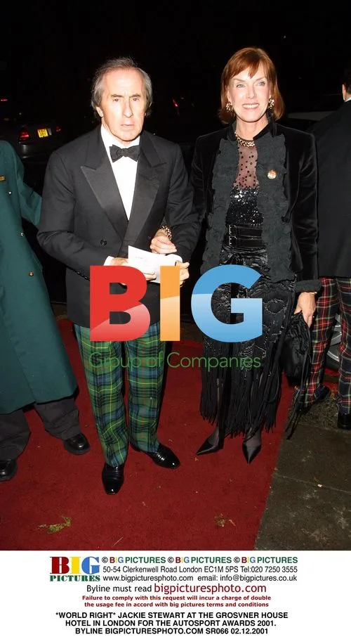 Jackie Stewart at Autosport Awards 2001
